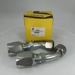 Two Lawson/eaton Jic Elbow Field Attachable Fitting Female Swivel 1" Dash 16 -16. Fixed Price $45.00.