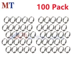 100 Pack 1" 304 Stainless Steel Clamp Cinch Ring Crimp Pinch Fitting Tubing. Fixed Price $19.49.