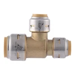 Sharkbite U454lfa 200 Psi Brass Reducing Tee 3/4 X 1/2 Dia. In. Push. Fixed Price $18.76.