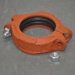 Partial - Gruvlok Grooved Coupling 0390003085, 4" Pipe, Class 150, Fig 7001. Fixed Price $49.95.