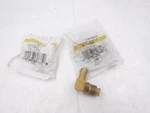 2 Pack Edelmann 3/8"tube X 3/8" Hose 90 Brass Clamp Style Fittings. Fixed Price $31.99.