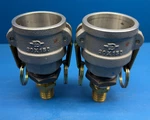 Set Of 2 - Pt-coupling 20x15d Reducing Cam & Groove Camlock Adapter Hb20. Fixed Price $79.95.
