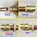Hqmpc Lead-free Brass Push-to-connect Fitting 3/4" Compression X Npt Female. Fixed Price $10.00.
