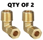 Lincoln Products 126973 1/2 Comp. X 3/8 Male Pipe 90 Degree Compression Elbow. Fixed Price $20.99.