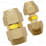 2set For Copper Pipe Dia 1/4"and 1/2"pipe Extension Joint Connector Set Us Stock. Fixed Price $13.48.