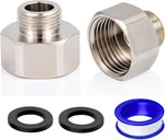 Brass Pipe Fittings Water Hose Adapter,g 1/2 G Female To 3/8 Male 2pcs. Fixed Price $11.94.