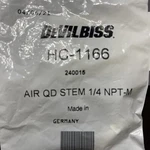 Devilbiss (hc1166 1/4" Male Quick Disconnect. Fixed Price $26.00.