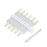 Uxcell 4mm Wool Felt Mounted Points Tapered Polishing Bits Burrs Buffing Whee.... Fixed Price $13.65.