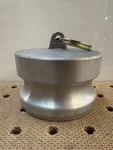 Dp250 Aluminum Camlock Fitting 2.5" Male Dust Plug. Fixed Price $28.00.