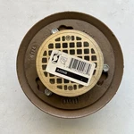 Smith 2005y03 9" Shower Floor Drain A05nb 5" Adjustable Bronze Strainer 3". Fixed Price $150.00.
