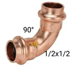 Nibco Press-connect Copper Pipe 90 Elbow - 1/2 X 1/2" Press Upc607. Fixed Price $5.99.