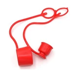 Ceker 1/2 Inch Skid Steer Bobcat Flat Face Hydraulic Dust Cap, Red. Fixed Price $17.99.