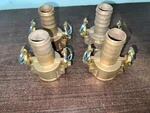 4 New Dixon C150 Brass Cam And Groove Type C Coupler B318. Fixed Price $149.99.