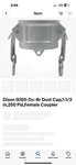 Dixon G150-dc-br Dust Cap,1-1/2 In,250 Psi,female Coupler. Fixed Price $25.00.