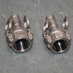 (2) Usa Sealing Cam And Groove Fitting Bulk-cgf-287, 1/2" Coupler Type C, 304 Ss. Fixed Price $24.95.