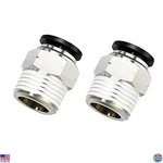 Pneumatic Push To Connect Fitting 1/2 Inch Tube Od X 3/8 Npt Thread Male. Fixed Price $50.89.