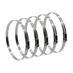 Roadformer 8" Worm Gear Hose Clamp 144mm -216mm (5.67" - 8.5"), Silver. Fixed Price $31.70.