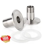 Taisher 2pc 2" Tri Clamp To 1/2" Npt Male Ss Fitting. Fixed Price $34.99.