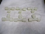 (6) Jaco 70-4-n-o Nylon Union Tee 1/4 Od Tube X. Fixed Price $15.99.