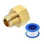 Uxcell Brass Pipe Fitting, 1/2 Sae Male X 5/8 Female Adapters Flare Tub. Fixed Price $10.00.