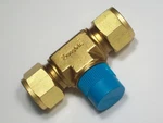 1 - Swagelok Brass Branch Tee, 5/8" Od Tube X 1/2" Male Npt, B-1010-3ttm. Fixed Price $27.89.