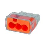 Ideal 30-1033 In-sure Push-in Wire Connectors - 3 Port Orange Box Of 100. Fixed Price $22.86.