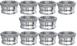 (10 Pack) Aluminum 4" Type A Camlock Female Npt Thread X Male Adapter Fitting. Fixed Price $179.95.
