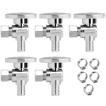 Wisewater Angle Stop Valve 1/2" Pex X 3/8" Compression, 1/4 Turn Shut Off Val.... Fixed Price $32.32.