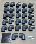 (27) New No Box- +gf+ Georg Fischer 16mm Pvc 90 Elbow S6.3/pn16 Warranty!. Fixed Price $135.00.