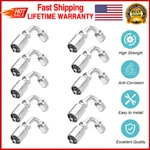 New 10 Pcs 13943 4-4 Pk Style Hydraulic Hose Fittings 1/4" Fjic 90 Degree. Fixed Price $30.99.