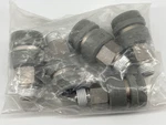 5 Pack New Smc Kkh4s-02ms Male Thread Couplers, Series S Kkh4 1/4 To Rc1/4. Fixed Price $44.99.