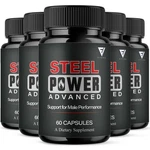 (5 Pack) Steel Power Advanced Performance Supplement, (300 Capsules). Fixed Price $59.95.
