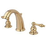 Kingston Brass Two Handle 8 To 16 Widespread Lavatory Faucet With Retail Pop-up. Fixed Price $255.37.