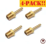 4-pack! New!! 3/16"x1/4" Brass Male Npt Barb Hose Straight Fitting 125-3b. Fixed Price $31.27.