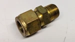 New Swagelok Brass 1/2" Tube X 3/8" Npt Male Connector Fitting, B-810-1-6. Fixed Price $10.99.