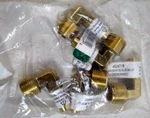 Lot Of 5 Brass Hose Barb Elbow 90 For 3/8" Id X Male Npt Jmf. Fixed Price $24.99.