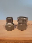 Parker Sst-8 Non-valved Coupler Stainless Steel And Sst N8 Set Made In The Usa. Fixed Price $49.99.