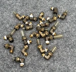 Lot Of 20 - Parker 169p-4-2 1/4" X 1/8" Comp Mipt Brass 90 Elbow Used. Fixed Price $24.99.