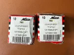 2 - 10 Pack Milton (785) 1/4" Fnpt X T Style Air Brass High Flow Couplers. Fixed Price $96.99.