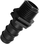 Lakesstory 3/4 Inch Pvc Barbed Hose Connector - Sch 40, Mnpt Male Pipe. Fixed Price $9.88.