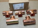 5x Pack Lot Nibco W-40102 2x2x2in Wrot Copper Tee Pressure Sweat Fitting. Fixed Price $99.99.