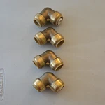 4 Sharkbite U2922 3/4 In Brass Elbows Push-to-connect Plumbing Fitting. Fixed Price $20.50.