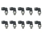 10 Pack Pneumatic Elbow 1/4" Tube Od X 1/16" Npt Male Pl1/4-n1/16 Fitting. Fixed Price $35.88.
