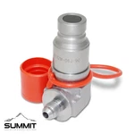 90 Degree Male Flat Face Hydraulic Quick Connect Coupler, 3/8 Jic Thread. Fixed Price $39.95.
