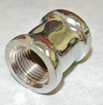 Lot 23 Pcs Jones Stephens B50042lf 1/2 In. Cp Bronze Coupling, Lead Free, Chrome. Fixed Price $99.99.