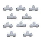 Lemoy Liimevvon 10x 1/4 Inch Tee 3 Way Tube Quick Connect Push Fit Ro Water. Fixed Price $11.96.