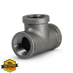 Supply Giant 4" Black Malleable Iron Tee Fitting Female Threaded. Fixed Price $71.77.