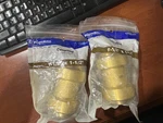 Jones Stephens C77404lf 1-1/2" Plumbite Push On Coupling - Brass ( 2 For 1 Sale. Fixed Price $15.00.