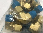 (qty.11) Swagelok B-810-2-6 Brass Male 1/2" Tube X 3/8" Mnpt 90 Degree Elbow. Fixed Price $79.99.