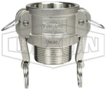 Dixon G150-b-ss Global Cam & Groove Type B Coupler X Male Npt, 1-1/2" Size. Fixed Price $26.55.